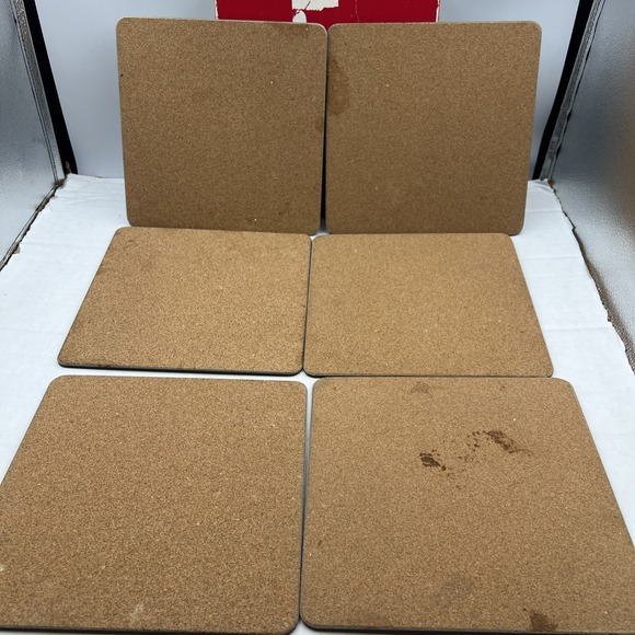 Vintage‎ Sheraton Scottish Castles Cork-Back Placemats Set of 6 w/ Box - Picture 8 of 13